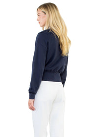 Collared Knit Sweater Top