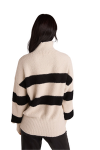 Banded Turtle Neck Sweater