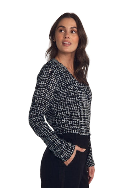 LS Ruffle Top