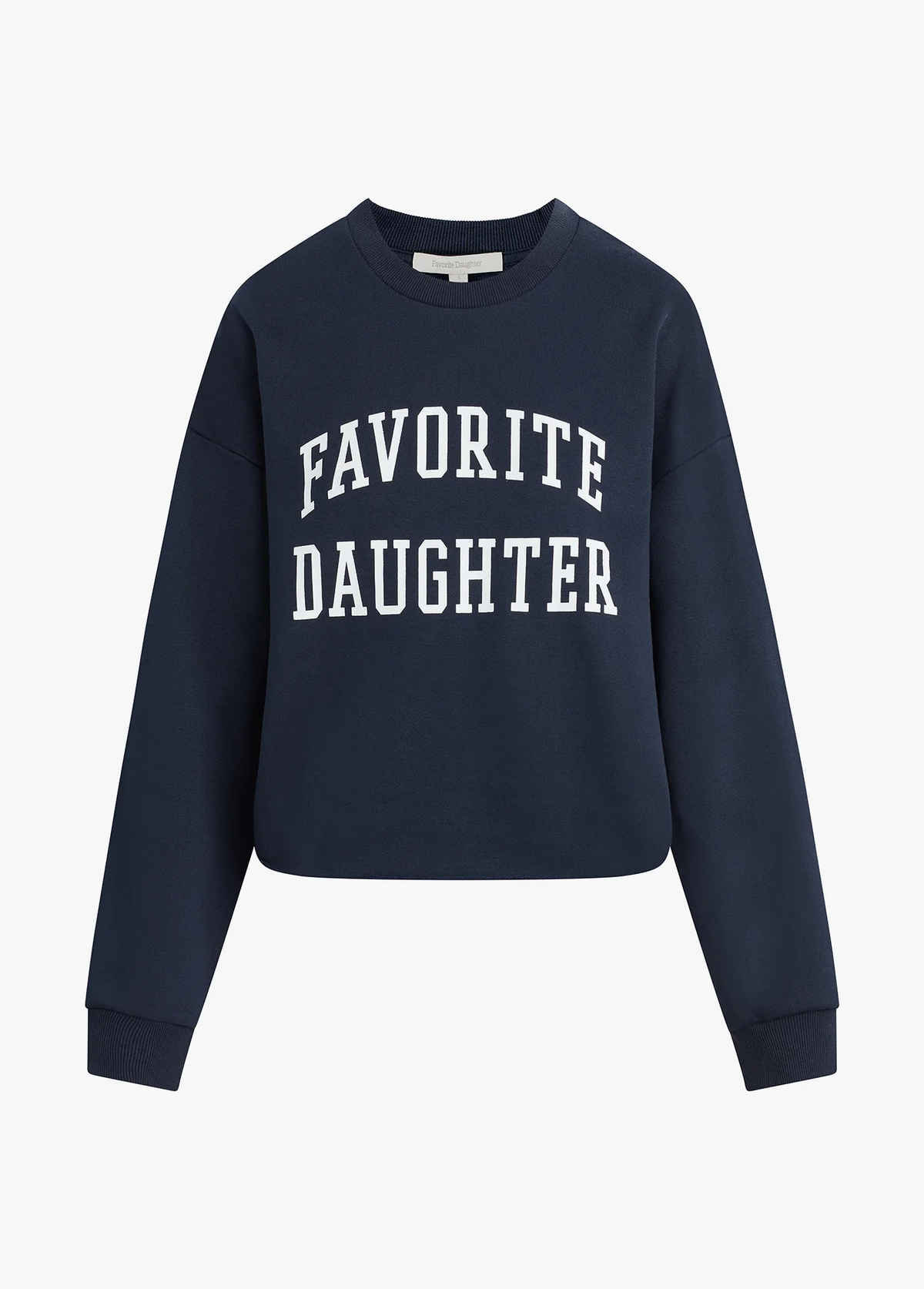 Cropped Collegiate Sweatshirt