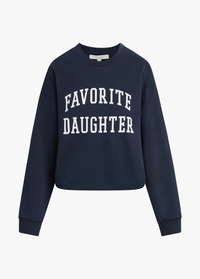 Cropped Collegiate Sweatshirt