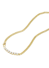 Baby Julian Loves Diamonds Necklace 16'