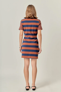 Stripe Knit Mini Dress