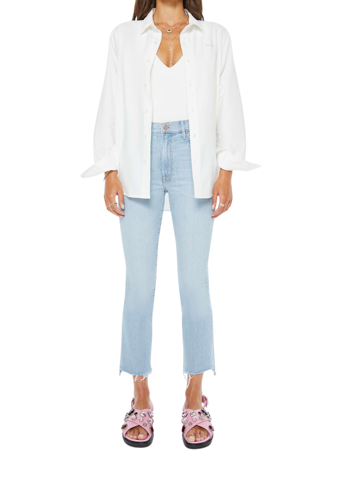 The Insider Crop Step Fray