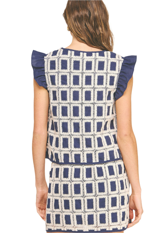 Patchwork Crochet Top