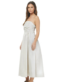 Sofie Strapless Midi Dress