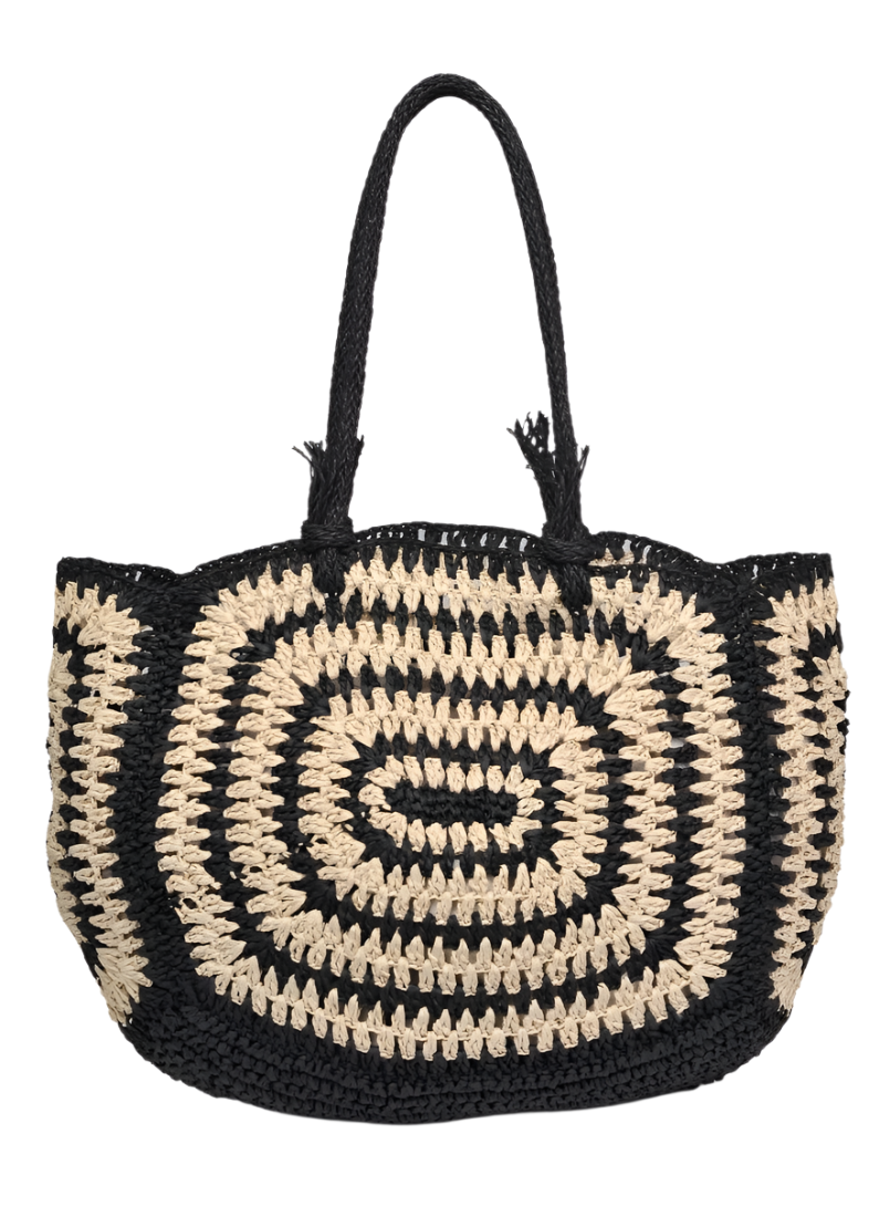 Isla Straw Beach Tote