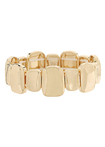 Linked Geometric Rectangle Bracelet