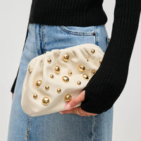 Carey Studded Clutch