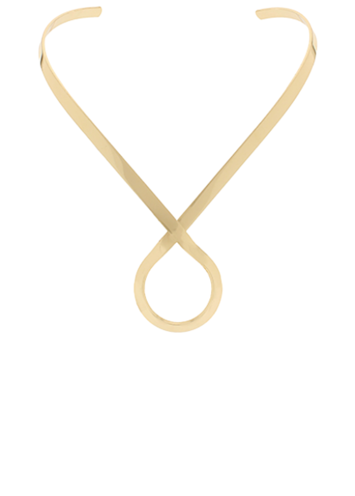 Wire Teardrop Shape Open Choker