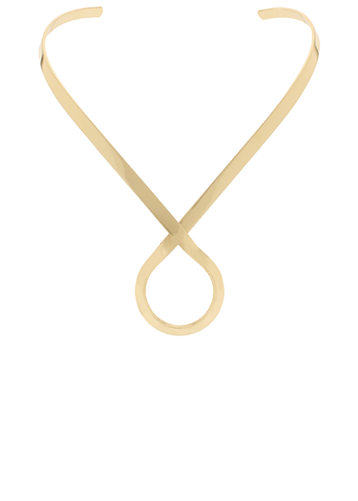 Wire Teardrop Shape Open Choker