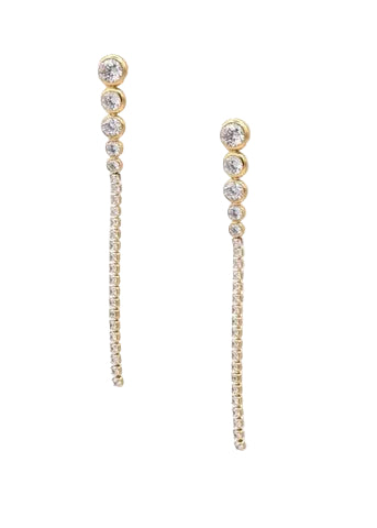 Forget Me Knot Earrings - Gold