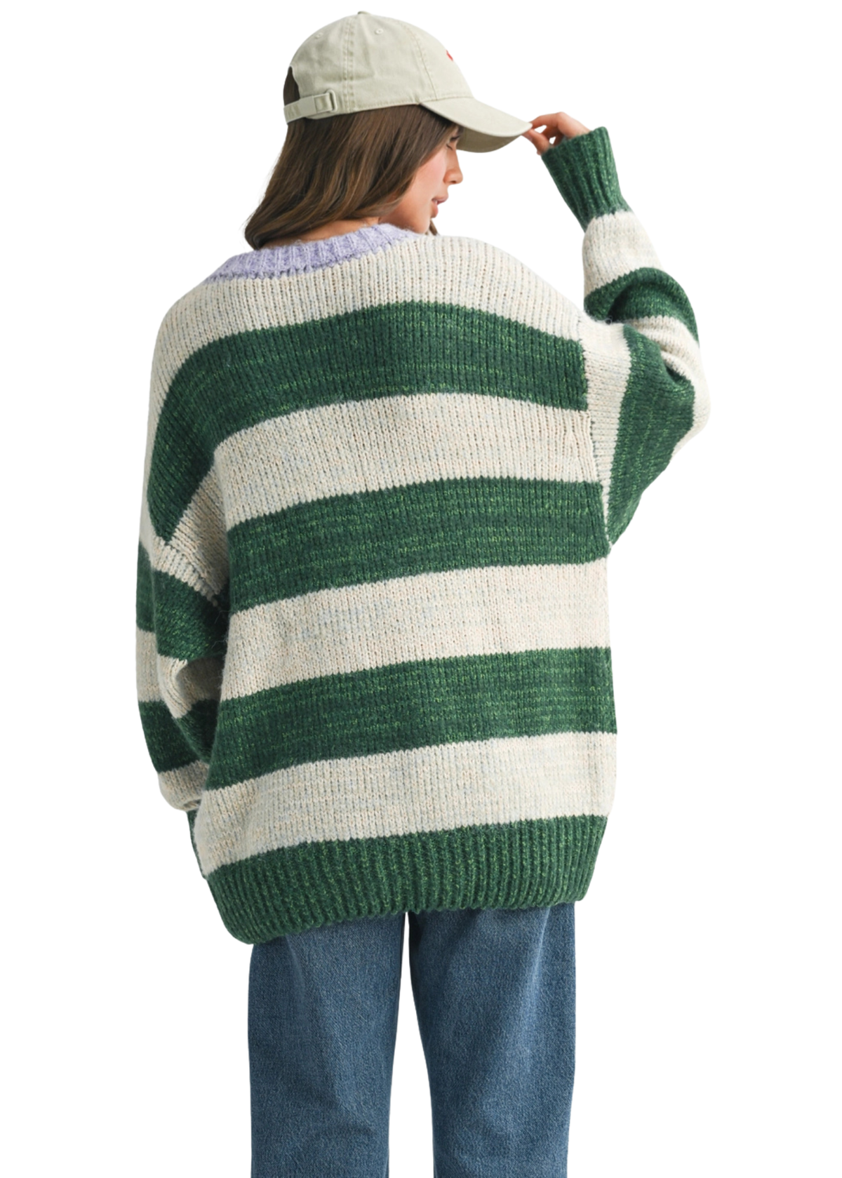 Oversized Striped Sweater