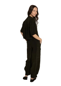 Katie Pocket Crop Shirt