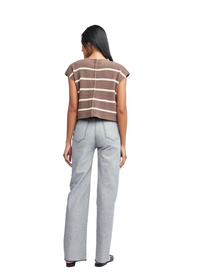 Gillian Crop Sweater Tee