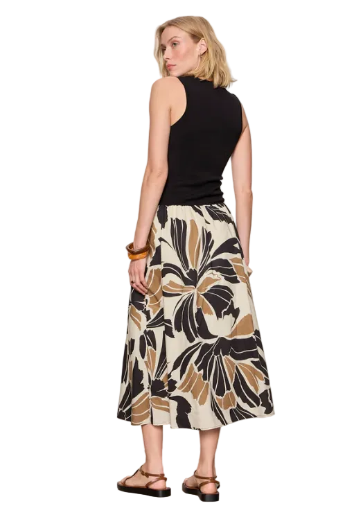 Sandbar Mix Media Midi Dress
