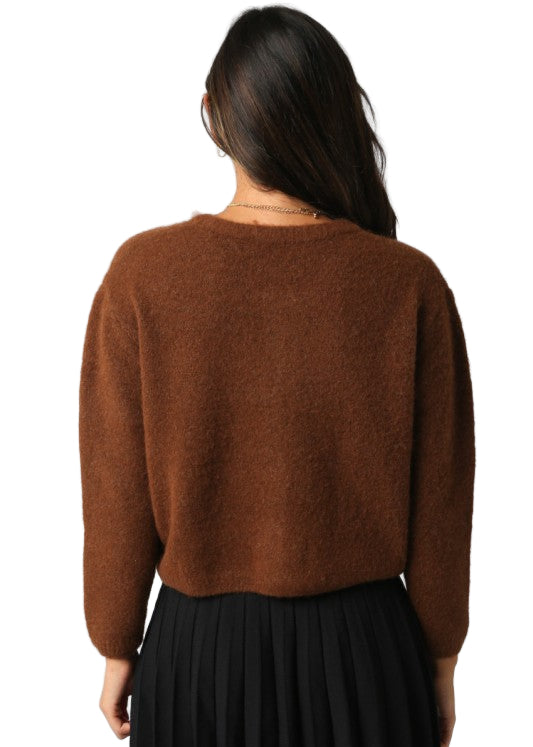 Lucy Button Knit Top