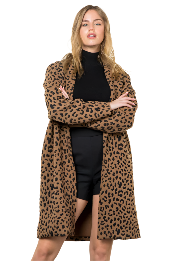 Leopard Print Coat