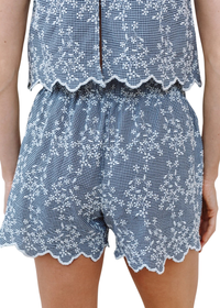 Scallop Border Catalina Short