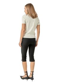 Side Slit Capri Pants