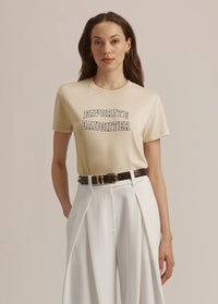 Cropped Collegiate Tee