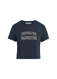 Favorite Daughter Cropped Collegiate Tee