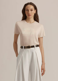 Cropped Collegiate Tee