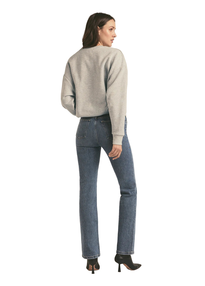 Collegiate Sweatshirt - Heather Grey