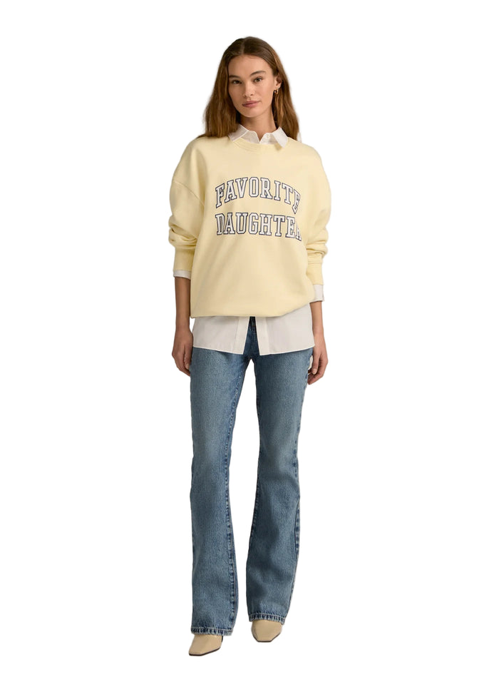 Collegiate Sweatshirt - Moonbeam