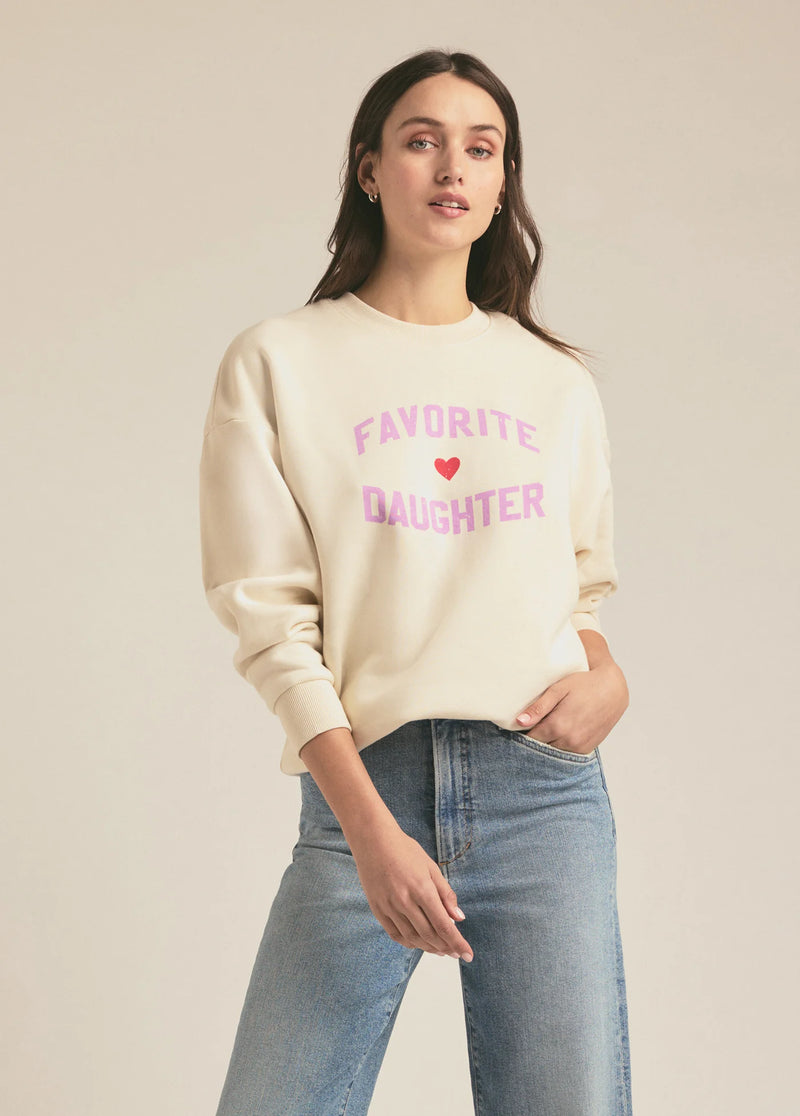Cropped Collegiate Sweatshirt