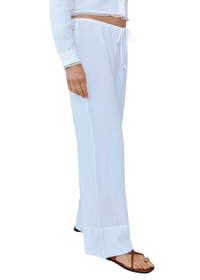 Wide Hem Drawstring Pant