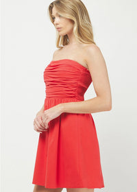 Tube Cotton Mini Dress