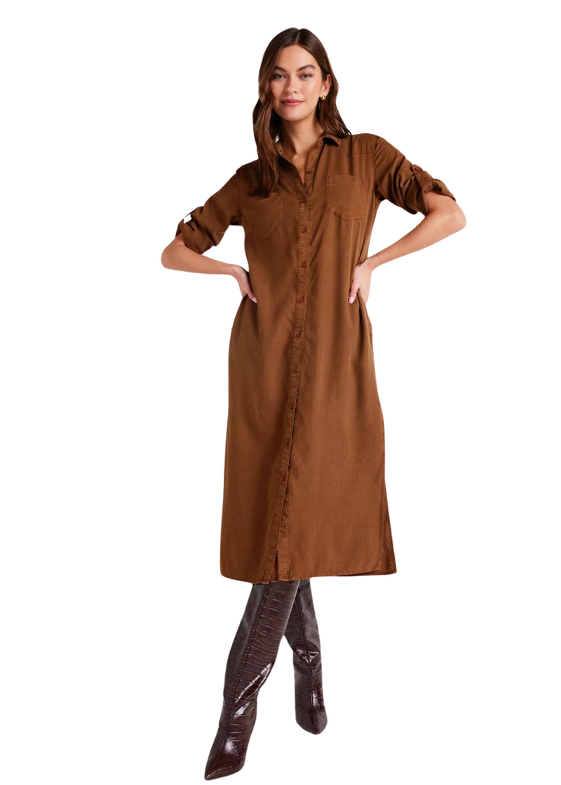 Western Yoke Duster Dress