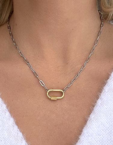 Clingy Carabiner Necklace