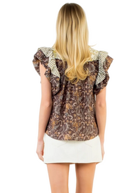 Flutter Sleeve Top