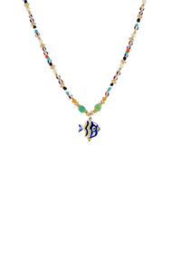 Fish Ceramic Bead Choker
