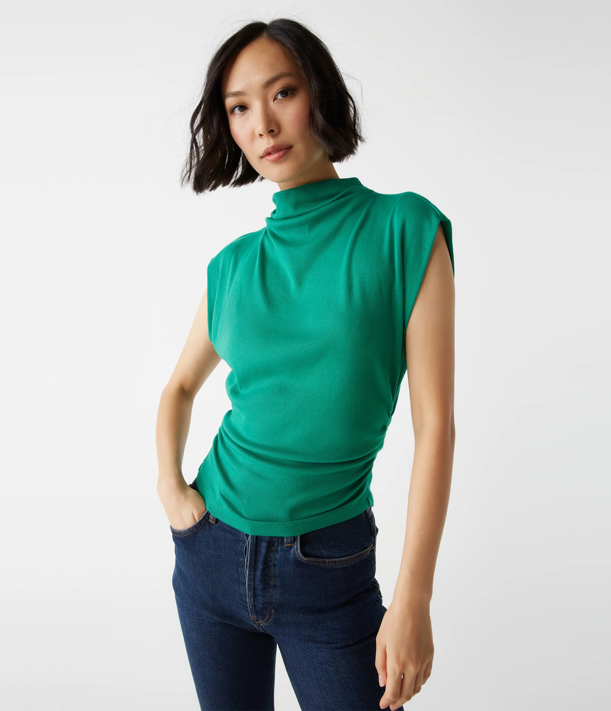 Amara Mock Neck Top