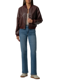 Steph-Zip Front Bomer Jacket