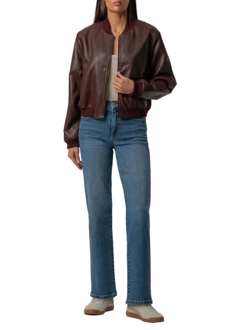 Steph-Zip Front Bomer Jacket