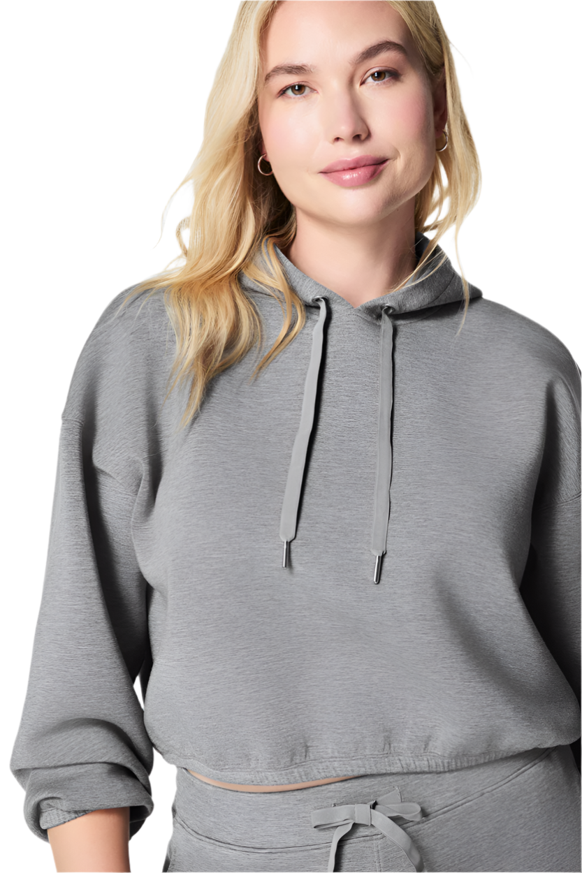 Air Essentials Cropped Cinched Hoodie