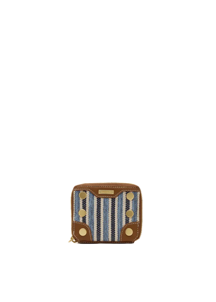 5 North Wallet - Cabana Blue/Brushed Gold