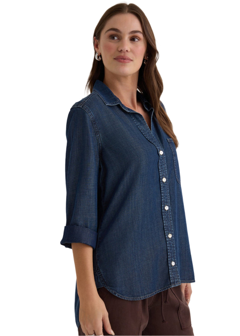 Shirt Tail Button Down