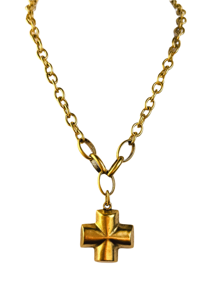 Gold Cross Necklace