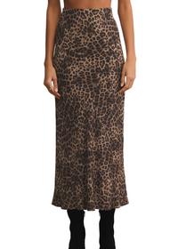 Izabel Leopard Skirt