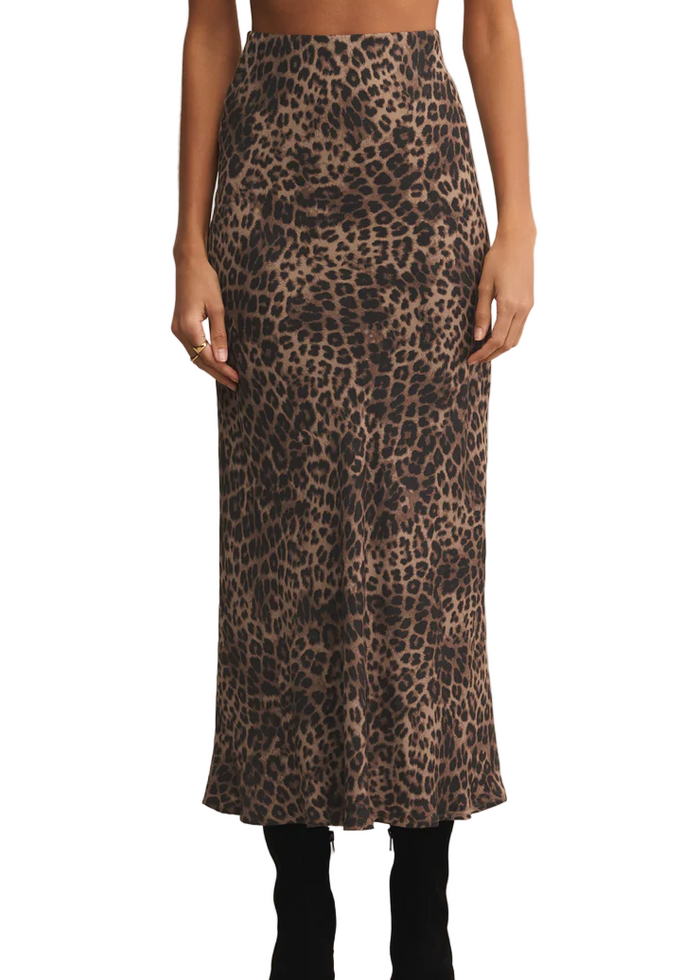 Izabel Leopard Skirt