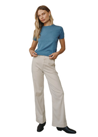 Sydney Wide Leg Pant - Moon Stone