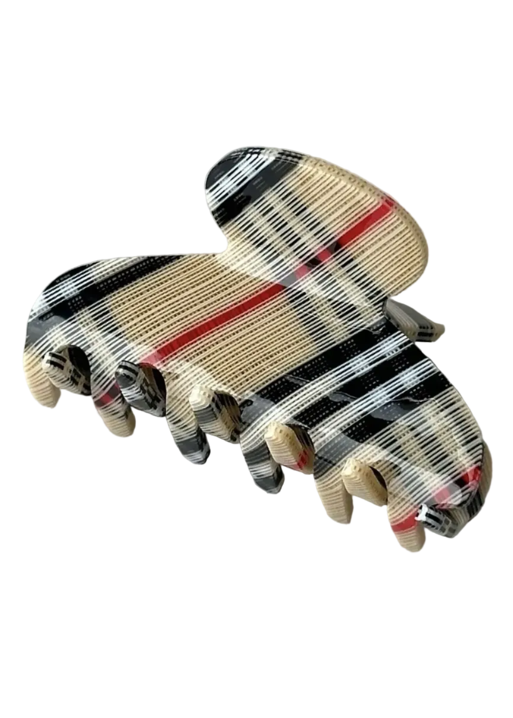 Plaid Medium Hair Clip