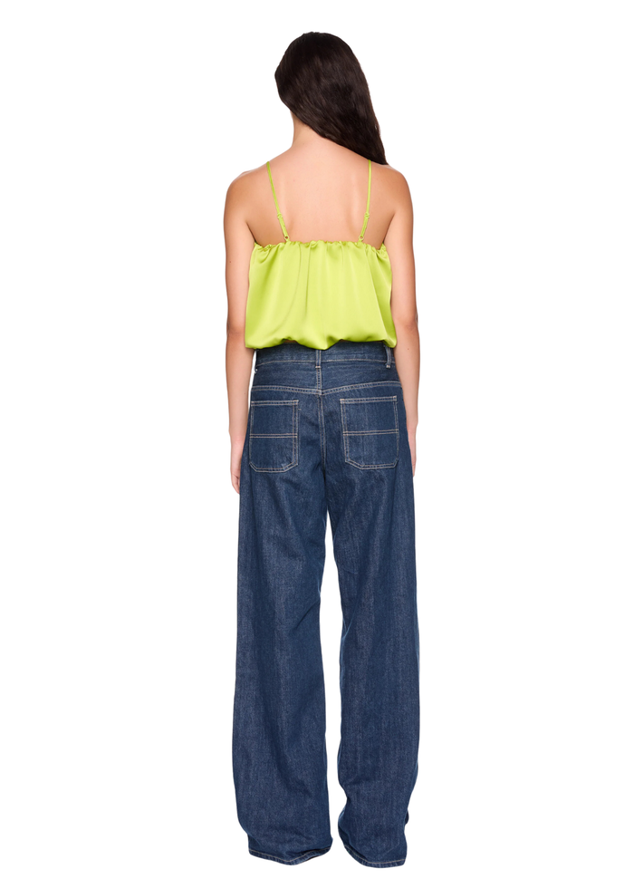 Satin Bubble String Top