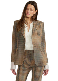 Selima Plaid Blazer