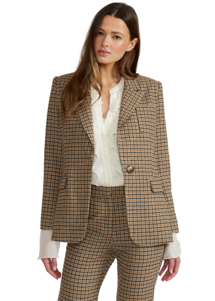 Selima Plaid Blazer